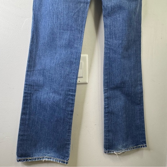 Diesel Bootcut Jeans Size 29 Medium Wash Distressed 100% Cotton - Picture 7 of 14